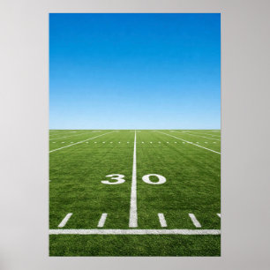Stadion Veldlijn Horizon Poster