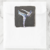 Stadium Vierkante Sticker (Tas)