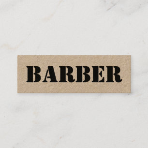 Stadsbarber Mini Visitekaartje