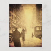 stadsbeeld van Kansas in Sepia Briefkaart (Voorkant)