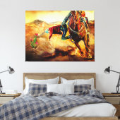 "Stadsbewoner" Canvas Afdruk (Insitu (Slaapkamer))