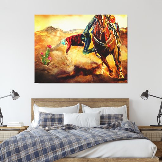 "Stadsbewoner" Canvas Afdruk (Insitu (Slaapkamer))