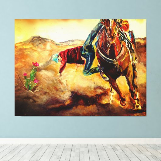 "Stadsbewoner" Canvas Afdruk (Insitu (Houten vloer))