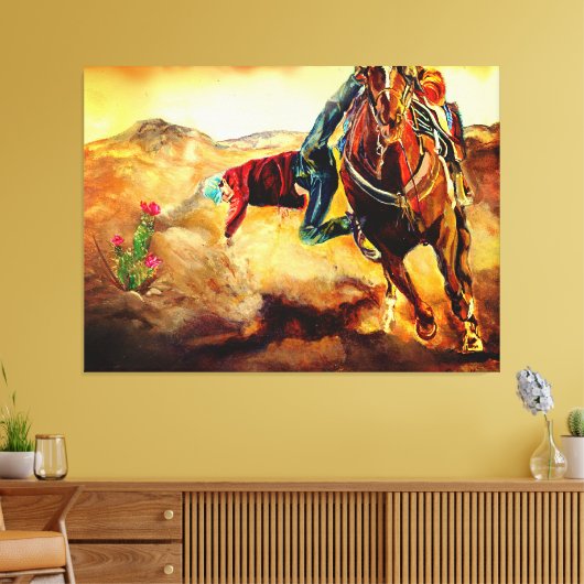 "Stadsbewoner" Canvas Afdruk (Insitu (Woonkamer))