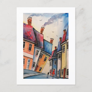 Stadsbewoners Art Briefkaart 5