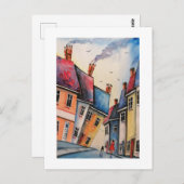 Stadsbewoners Art Briefkaart 5 (Voorkant / Achterkant)