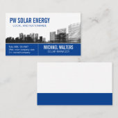 Stadsblauwdruk Achtergrond Visitekaartje (Voorkant / Achterkant)