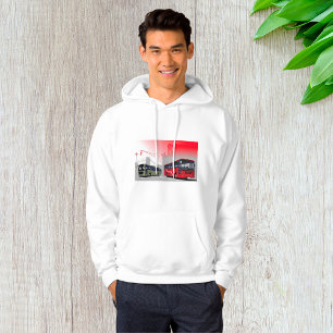 Stadsbussen Red Green Coaches op Urban Street Hoodie