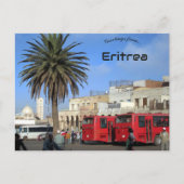 Stadsbusstation Asmara Eritrea Briefkaart (Voorkant)