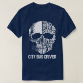 Stadsbusstuurprogramma T-shirt (Design voorkant)