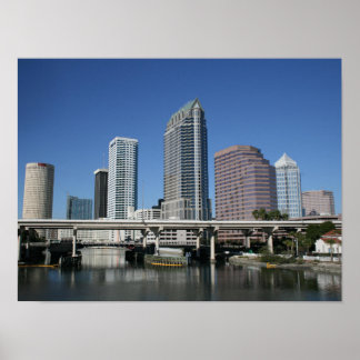 Stadscentrum Tampa Poster