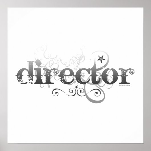Stadsdirecteur Poster (Voorkant)