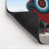 Stadsduif die een boek leest muismat (Hoek)