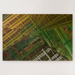 Stadsfractale puzzel