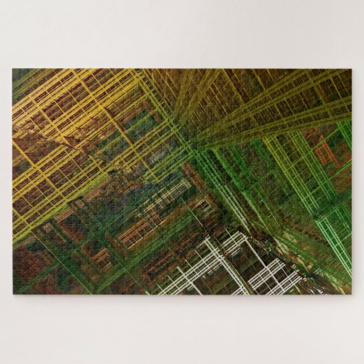 Stadsfractale puzzel (Horizontaal)