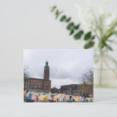 Stadsgebouw Norwich Briefkaart (Staand voorkant)