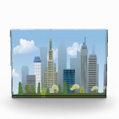 Stadsgebouwen Fotoblokken (Voorkant)