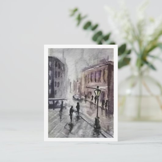 Stadsgezicht Briefkaart (Staand voorkant)