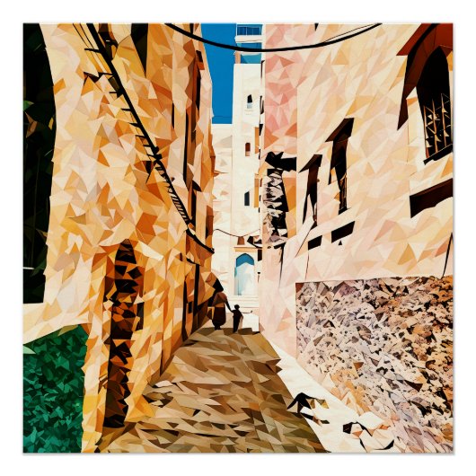 stadsgezicht perfect poster (Voorkant)