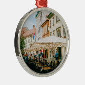 stadsgezicht van Ljubljana Metalen Ornament (Rechts)