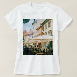 stadsgezicht van Ljubljana T-shirt