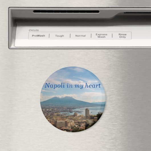 stadsgezicht van Napels Magneet (Insitu (Vaatwasser))