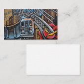 Stadsgraffiti-metro Visitekaartje (Voorkant / Achterkant)