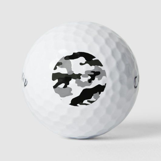Stadsgrijze camouflage nr. 15 golfballen (Voorkant)