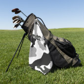 Stadsgrijze camouflage nr. 15 golfhanddoek (Groen)