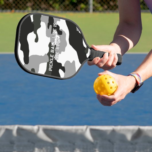 Stadsgrijze camouflage nr. 15 pickleball paddle (Insitu)