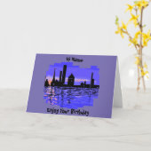 Stadskaart aanpasbaar op feestdag kaart (Gele Bloem)