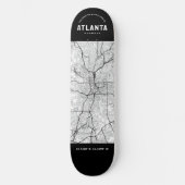 Stadskaart Atlanta Skateboard (Voorkant)