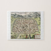 Stadskaart Damascus, Syrië, 1620 (graving) Legpuzzel (Horizontaal)