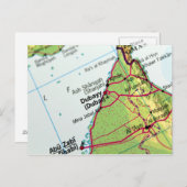 Stadskaart Dubai Briefkaart (Voorkant / Achterkant)