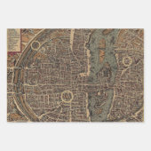  stadskaart inpakpapier vel (Voorkant)