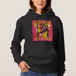 STADSKLEDING ZWARTE VROUW HOODIE