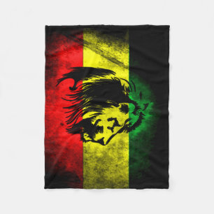 Stadskruid Rasta Flag Fleece Blanket Deken