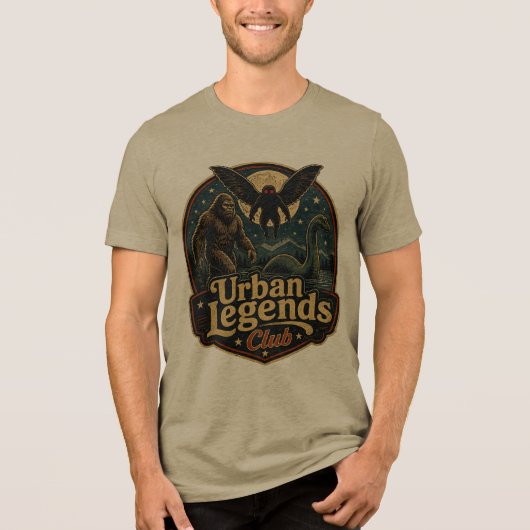 Stadslegendes Tri-Blend Shirt (Voorkant)