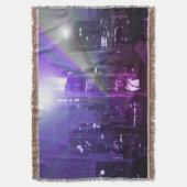 Stadslichten Frankfurt am Main - paars Deken (Voorkant Verticaal)