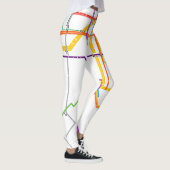 Stadsmetrokaart Leggings (Rechts)