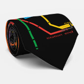 Stadsmetrokaart Stropdas (Opgerold)