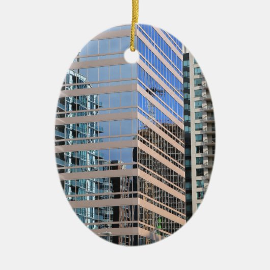 Stadsmoderne architectuur keramisch ornament (Voorkant)