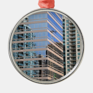 Stadsmoderne architectuur metalen ornament