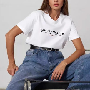 STADSNAAM MODERN T-SHIRT