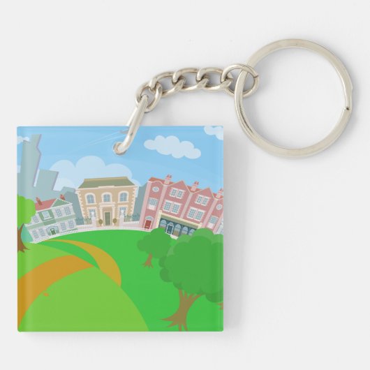 Stadspark Sleutelhanger (Achterkant)