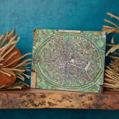 Stadsplan Brugge uit "Civitates Orbis Terraru" Fotoplaat (Zijkant)