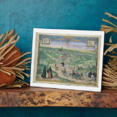 Stadsplan van Sevilla, uit "Civitates Orbis Terrar Fotoplaat (Zijkant)