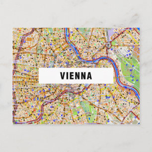 STADSPLATTEGROND BRIEFKAARTEN ♥ Wenen