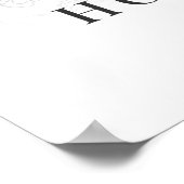 Stadsplattegrond Hongkong Poster (Hoek)