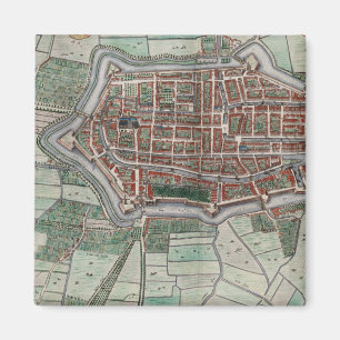 stadsplattegrond van Alkmaar Magneet